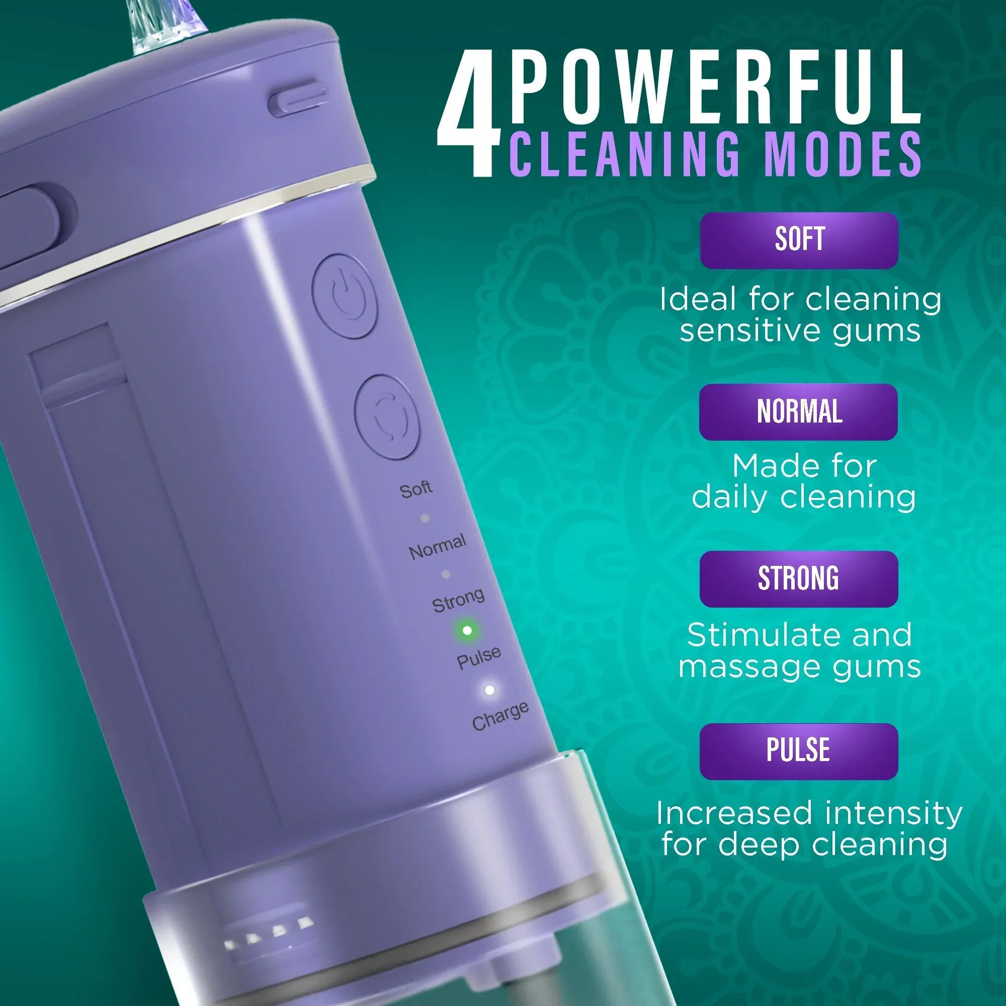 Compact Dental Water Flosser (180 ml) - Image 6