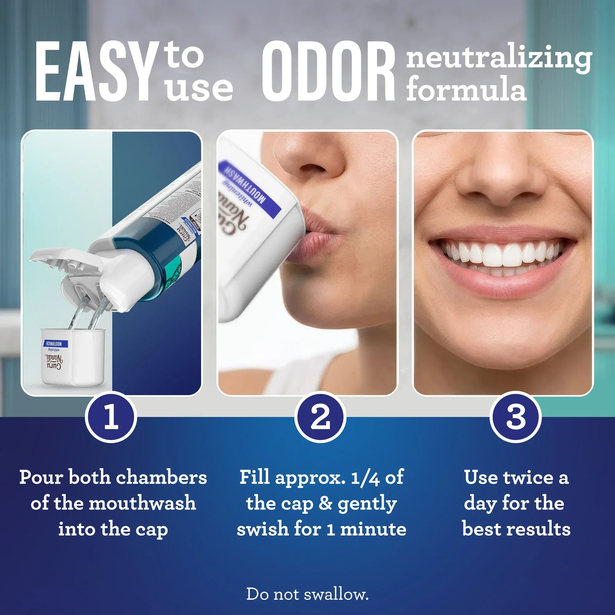 Dual Barrel Oxyburst Whitening Mouthwash, Wild Mint - Image 16
