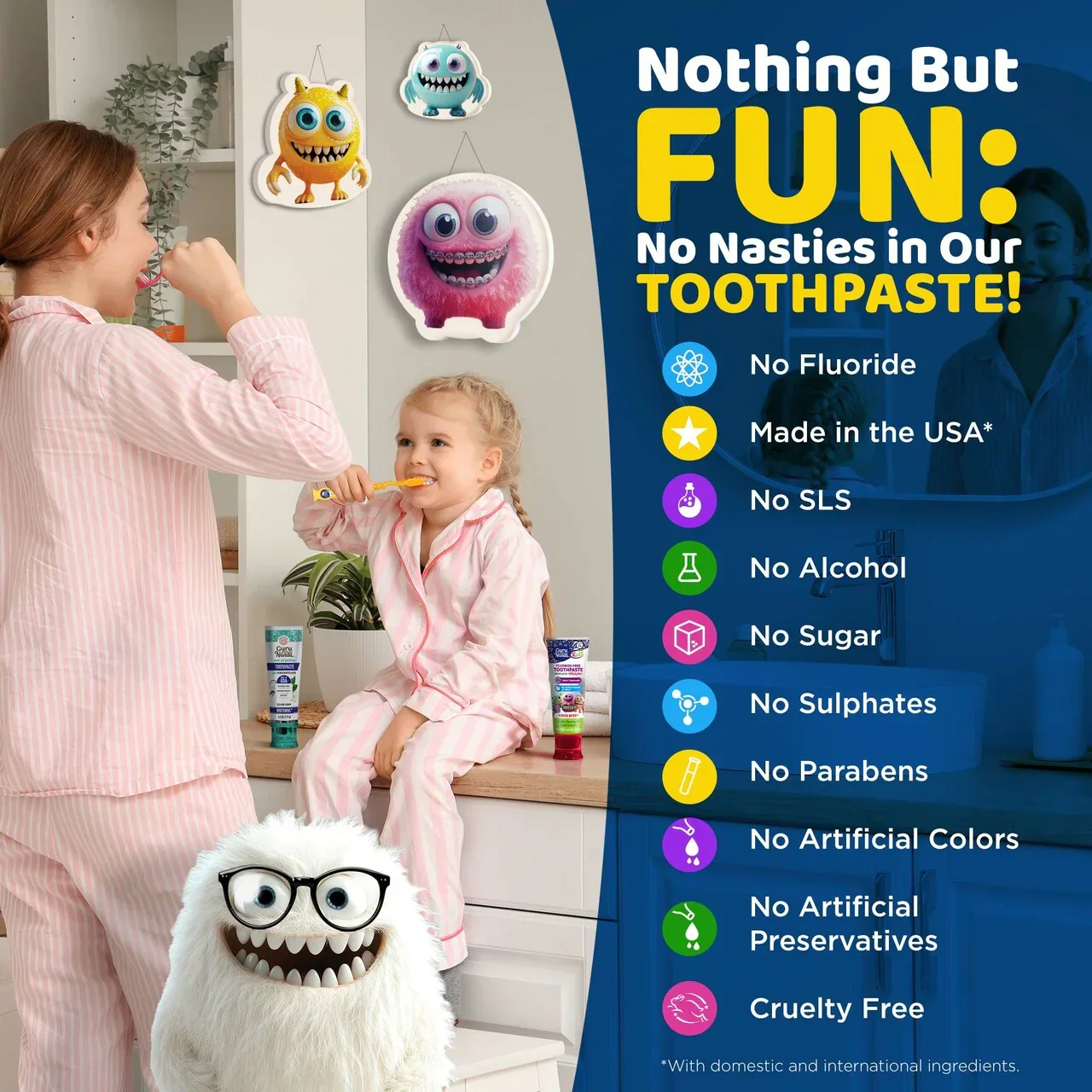 Fluoride-Free Toddler Toothpaste with 10% Xylitol - Mixed Berry Flavor - 4.2 oz - Image 6