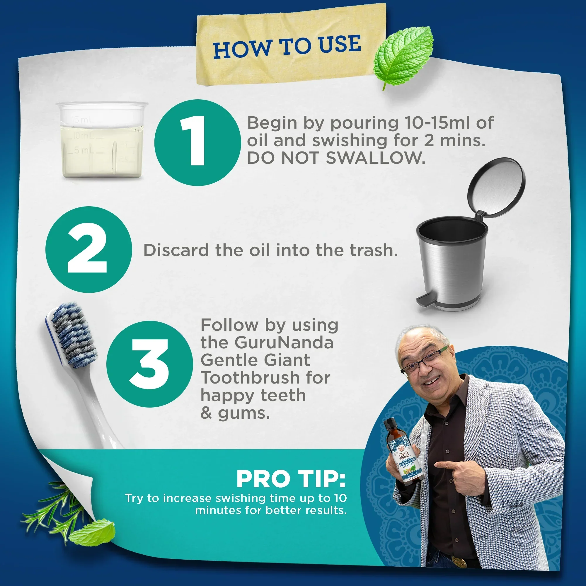 Advanced Oil Pulling with Sesame & Oregano – 8 fl oz - Image 7