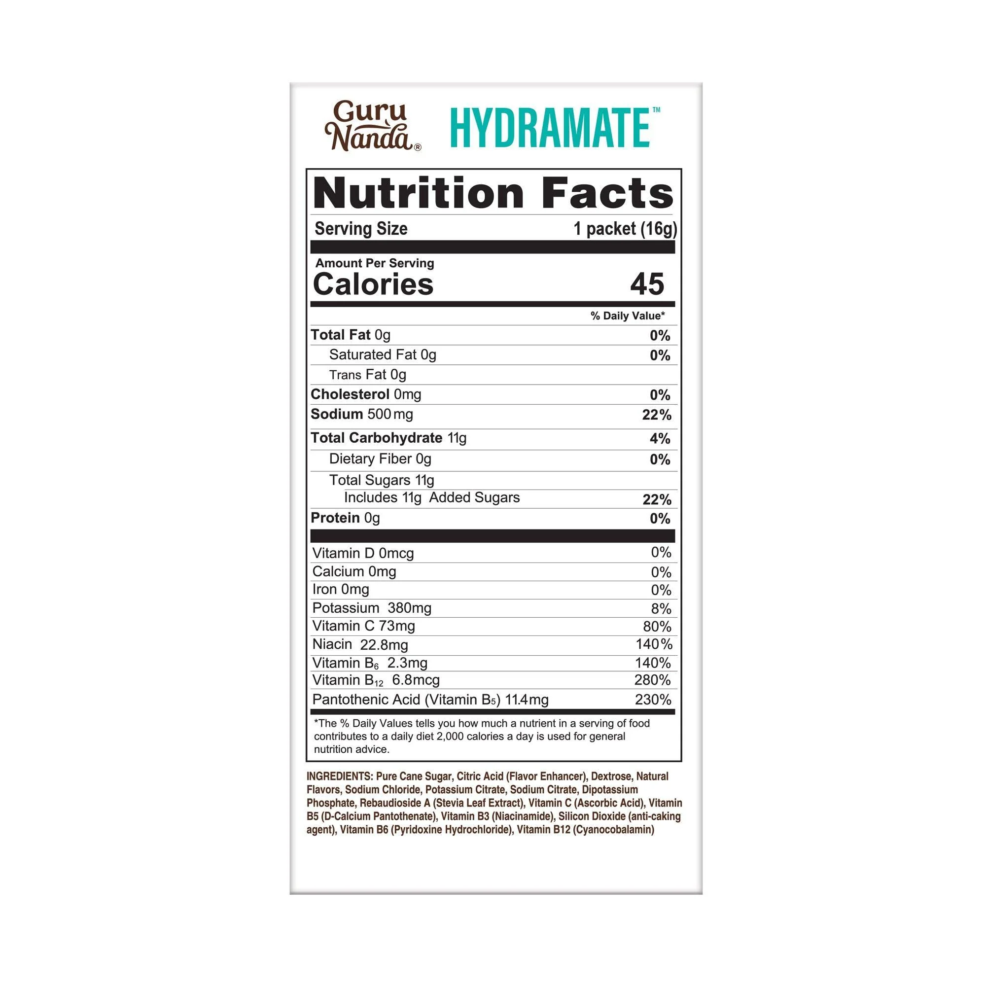 Hydramate Electrolyte Drink Mix, Lemon Lime – 48 Count - Image 8