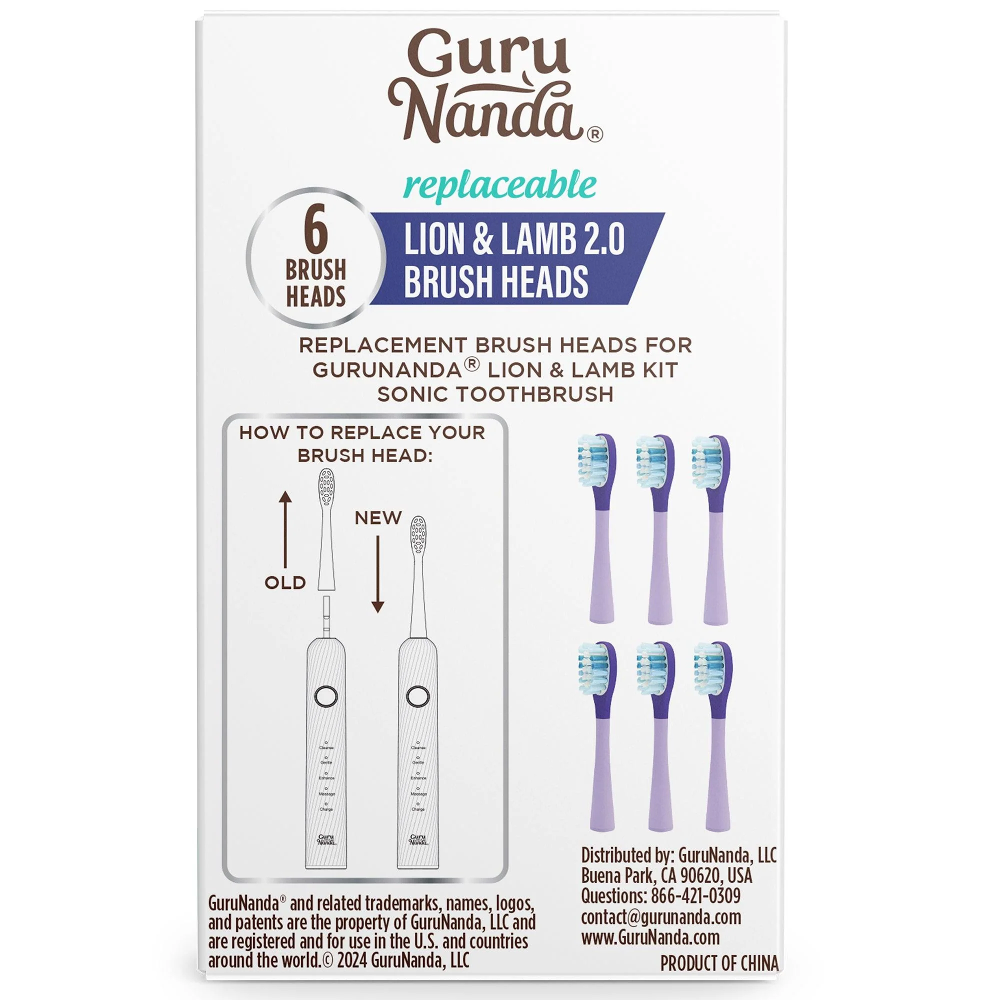 Lion & Lamb 2.0 Replacement Brush Heads – 6 Pack - Image 8