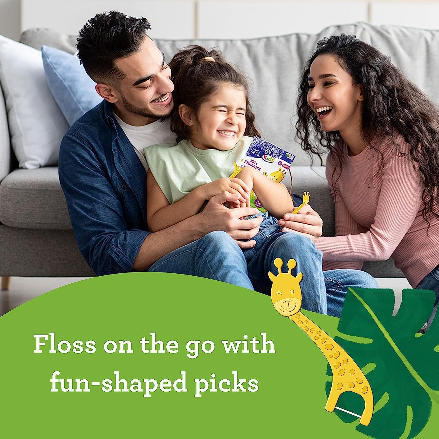 Kids' Giraffe Shaped Flossers, Fluoride-Free - Image 19