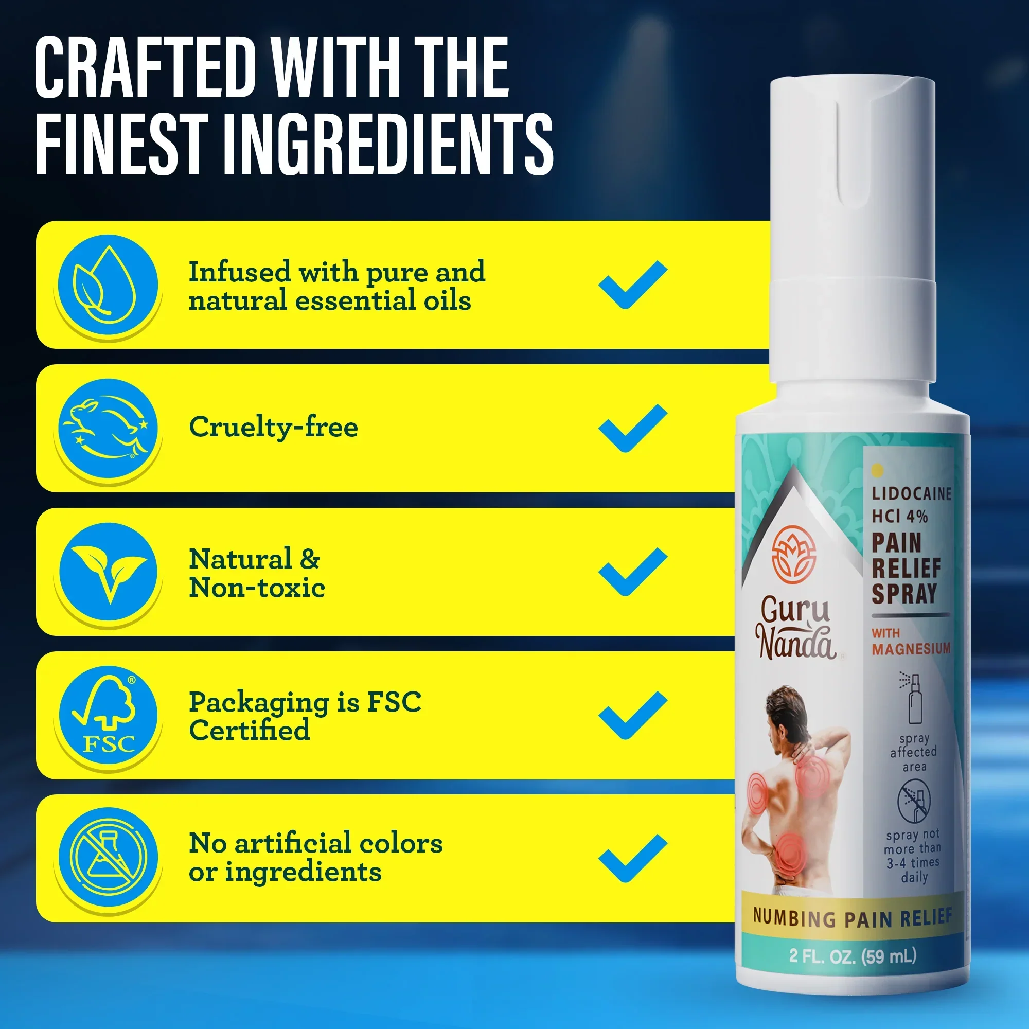 Lidocaine Pain Relief Spray with Magnesium - Image 15