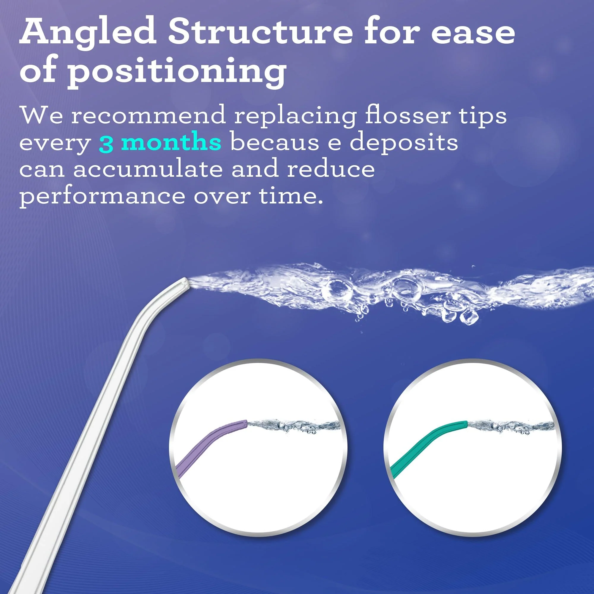 Lion & Lamb 2.0 Replacement Water Flosser Tips - Image 3