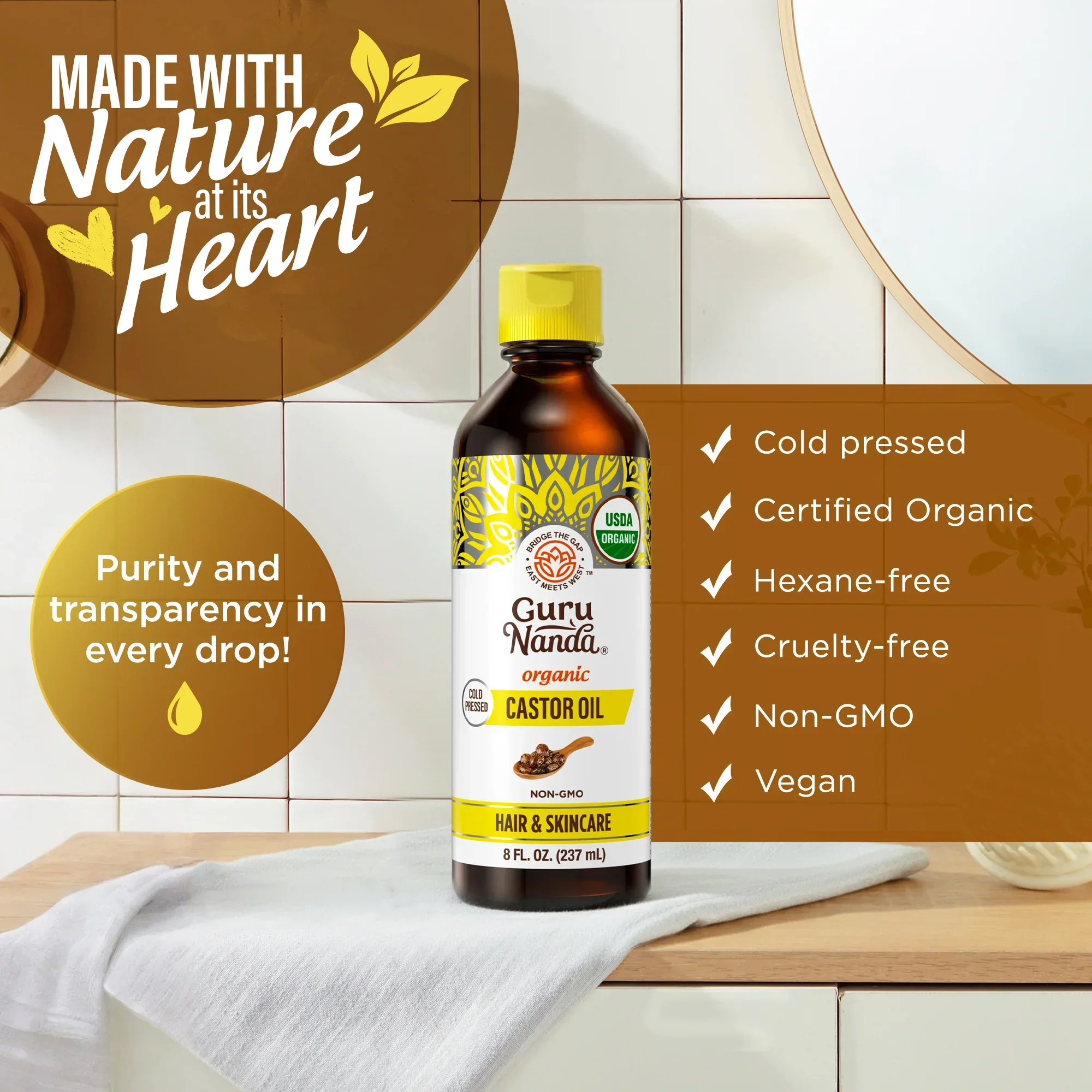 Organic Castor Oil – 8 oz - Image 7