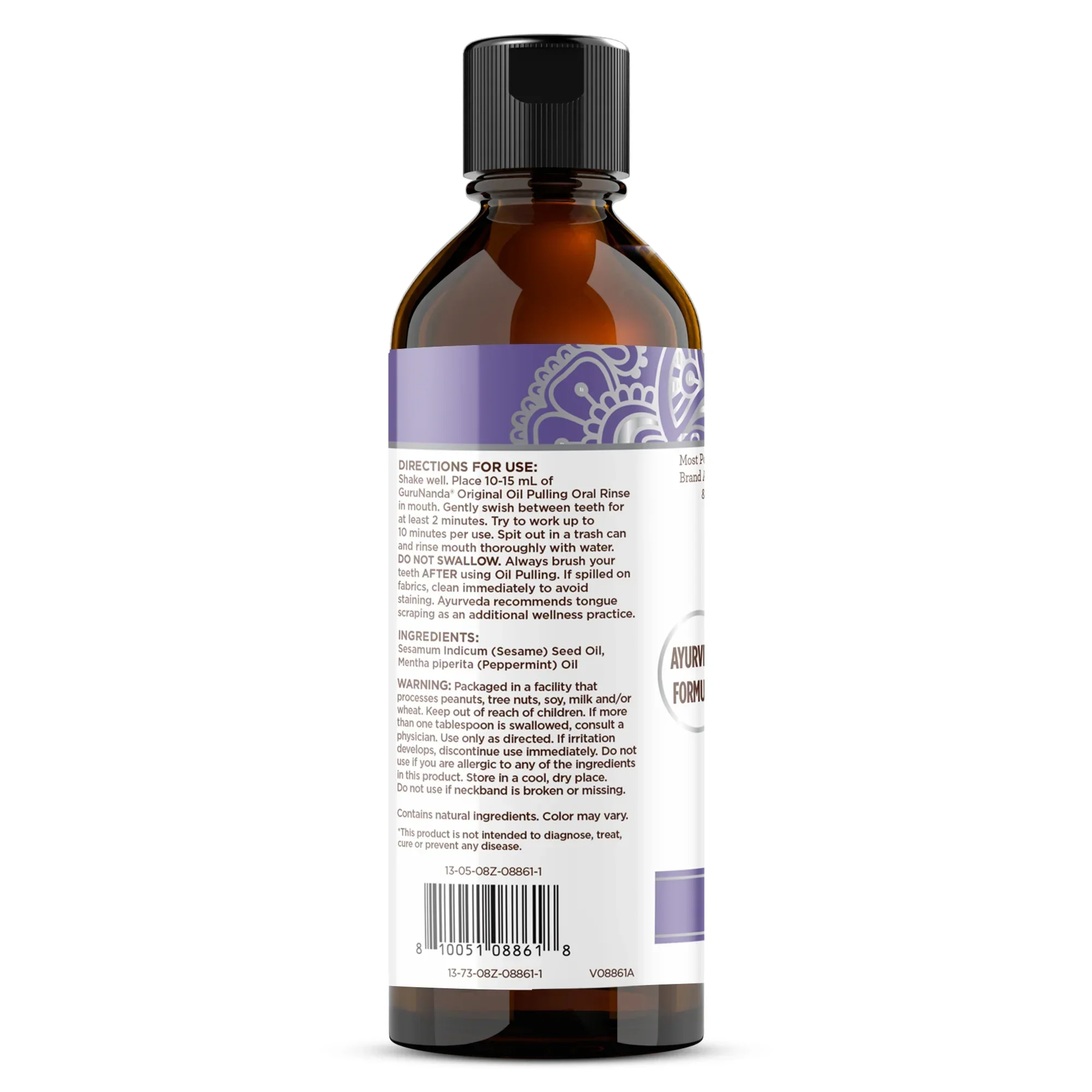 Sesame & Peppermint Oil Pulling – 8 fl oz - Image 9