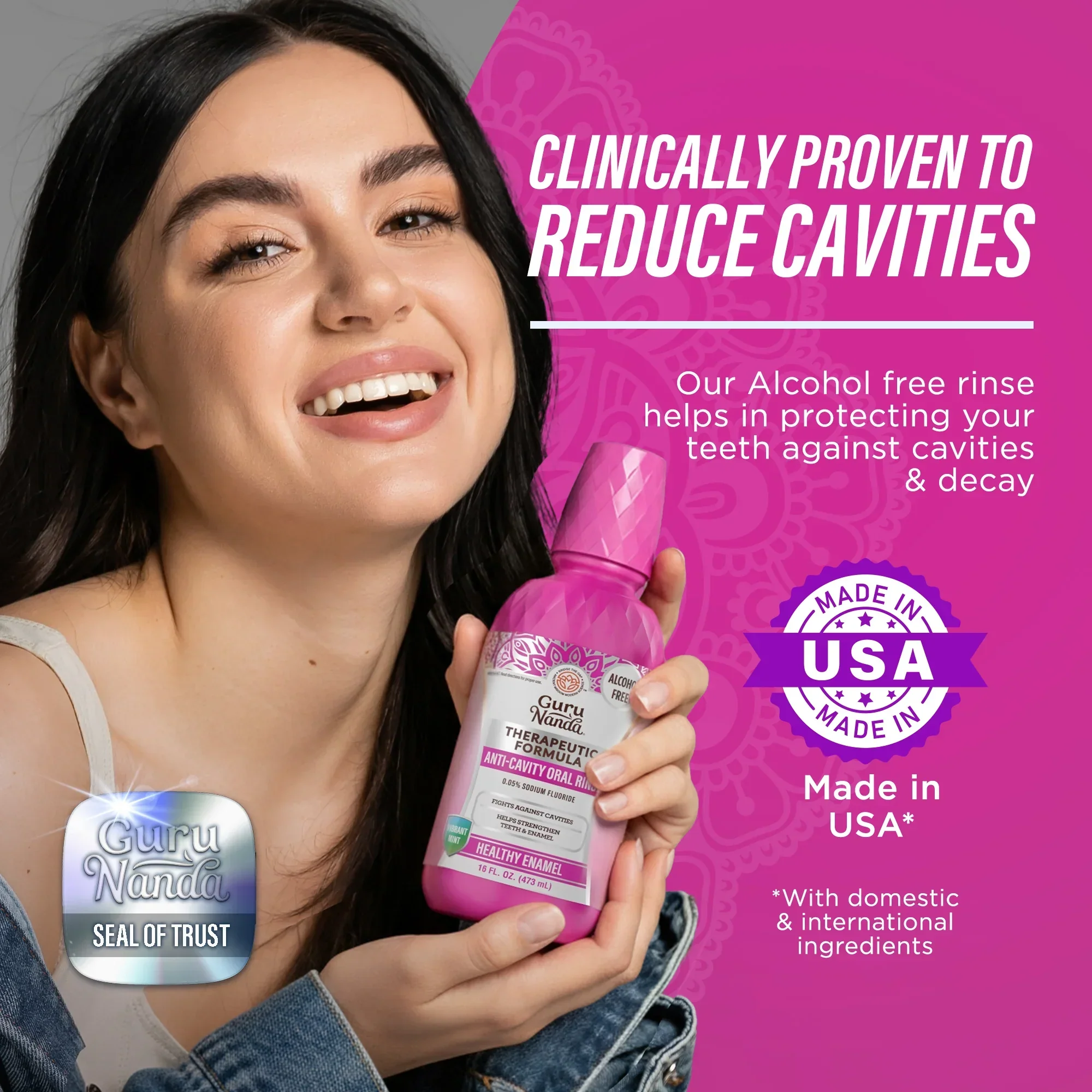 Anti-Cavity Oral Rinse, Vibrant Mint - Image 11