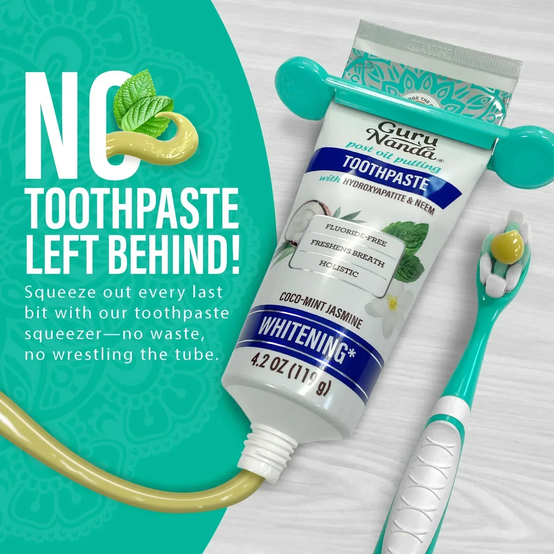 GuruNanda Hydroxyapatite Toothpaste 4.2 oz (48/Case) - Image 7